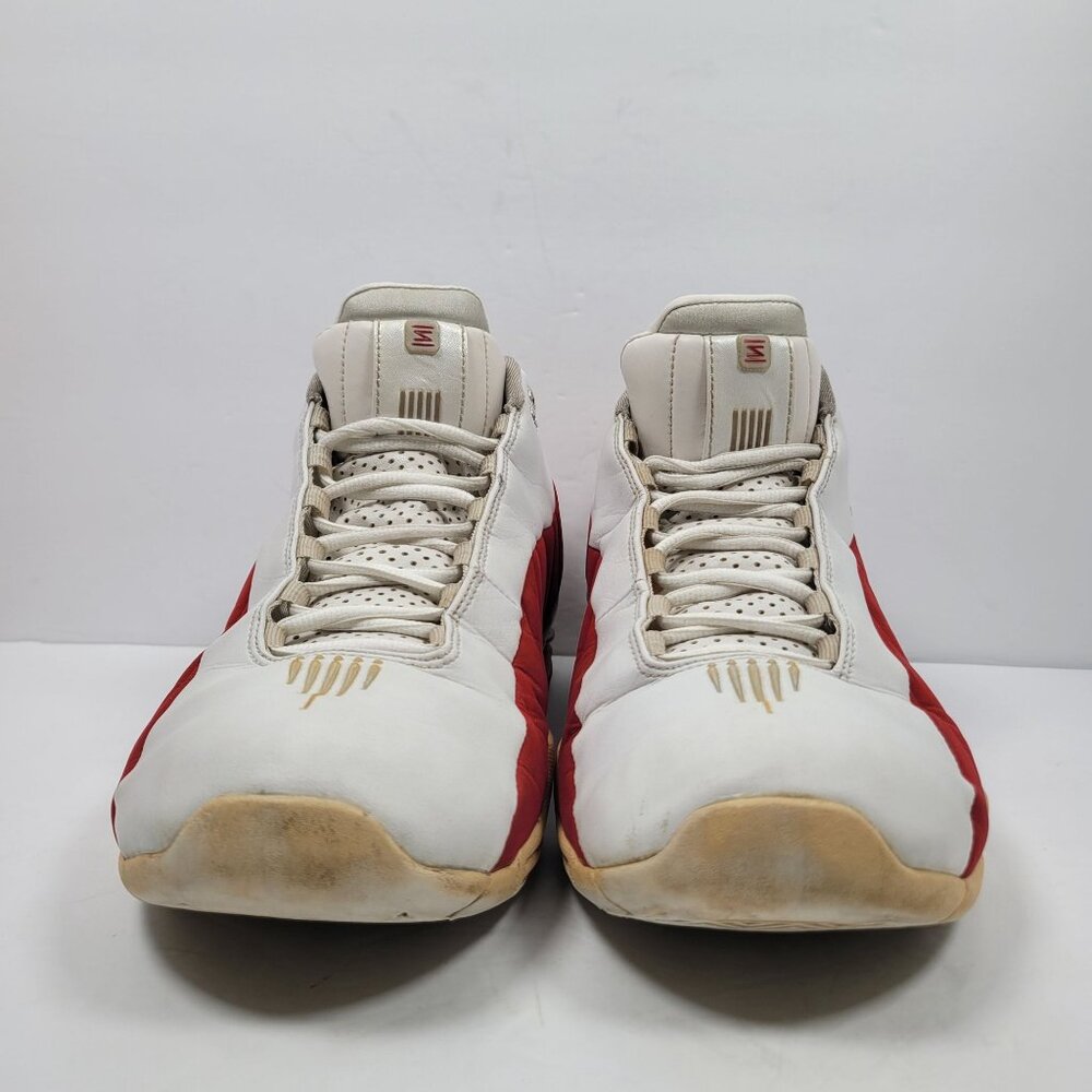 Vintage 2K Nike Shox Men's White Red Basketball Sneakers 830218-101 US Size 13 - Picture 3 of 9